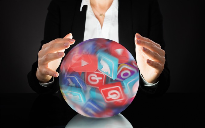 Social Media Glaskugel