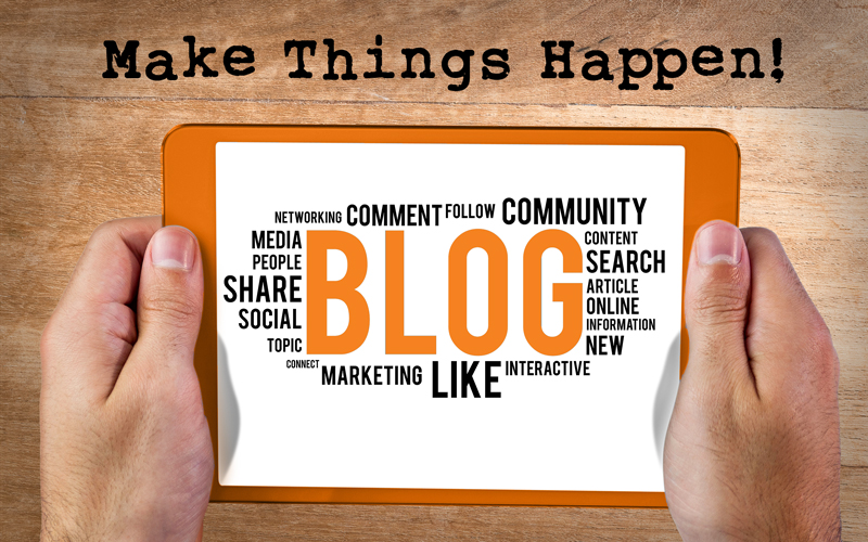 Blog Make things happen