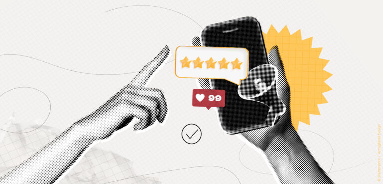 Social Media Postings mit vielen Likes und Reichweite